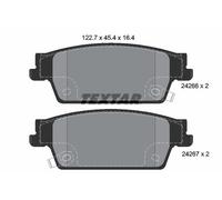 REAR AXLE 2426601 BRAKE PAD SET, DISC BRAKE TEXTAR
