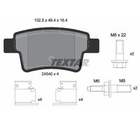 REAR AXLE 2454001 BRAKE PAD SET, DISC BRAKE TEXTAR