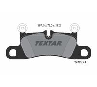 REAR AXLE 2472101 BRAKE PAD SET, DISC BRAKE TEXTAR
