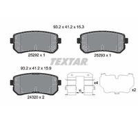REAR AXLE 2529201 BRAKE PAD SET, DISC BRAKE FITS HYUNDAI I30 1.4