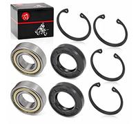 Rear Axle Bearing & Seal Kit Compatible with EZGO Golf Cart TXT RXV Marathon Medalist 1978-2019 2 Cycle Gas Carts 1976-1994 611931 70181-G01 70181G01 15112-G1 15112G1