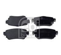 REAR AXLE BRAKE PAD SET, DISC BRAKE 116268