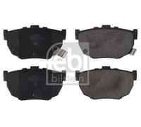 REAR AXLE BRAKE PAD SET, DISC BRAKE 16676
