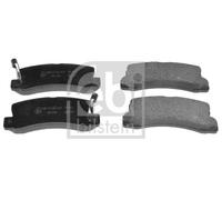 REAR AXLE BRAKE PAD SET, DISC BRAKE 16743