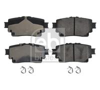 REAR AXLE BRAKE PAD SET, DISC BRAKE 180223