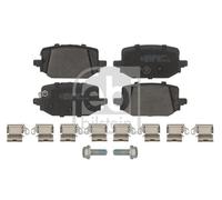 REAR AXLE BRAKE PAD SET, DISC BRAKE 184228