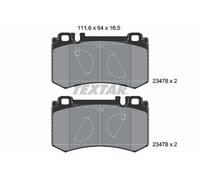 REAR AXLE BRAKE PAD SET, DISC BRAKE 2347801