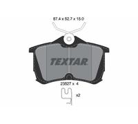 REAR AXLE BRAKE PAD SET, DISC BRAKE 2352701