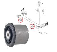 Rear Axle Carrier-Subframe Bush for Hyundai Accent i10 i20 Solaris Kia Rio