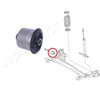 Rear Axle Carrier-Subframe Bush JAPANPARTS RU-2540 for Toyota Yaris Vitz 05-11