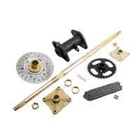 Rear Axle Complete Assembly 800mm 810mm With Brake Disc Chain Sprocket Compatible With ATV Quad Buggy GY6 125cc 150cc Go Kart(810mm-530)