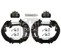 REAR AXLE FITS CITROËN C1 1.0 BRAKE SHOE SET 37534 FEBI BILSTEIN