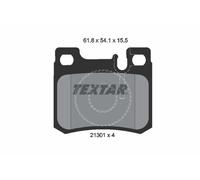 REAR AXLE FITS MERCEDES-BENZ 124 SALOON BRAKE PAD SET, DISC BRAKE 2130103 TEXTAR