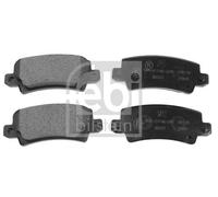 REAR AXLE FITS TOYOTA COROLLA BRAKE PAD SET, DISC BRAKE 16577 FEBI BILSTEIN