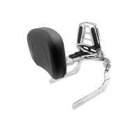 rear backrest Black Sliver Adjustable Rest For Softail For Deluxe Heritage Breakout Fat Boy Low Rider Street Bob
