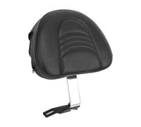 rear backrest Black Sliver Motorcycle Luggage Rack Rest Pad Fit For Fatboy Heritage For Softail 2007-2017