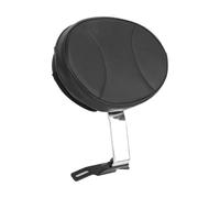 rear backrest Black Sliver Motorcycle Luggage Rack Rest Pad Fit For Fatboy Heritage For Softail 2007-2017