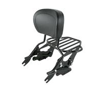 rear backrest cushion Backrest +Luggage Rack+4 Point Docking For Touring For Road For Street Glide For King 2009-2013 Motorcycle Accessories