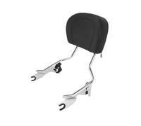 Rear Backrest Fit For Harley Touring 2009-2023 Motorcycle Chrome Detachable Passenger Backrest Rear Sissy Bar Luggage Rack Pad