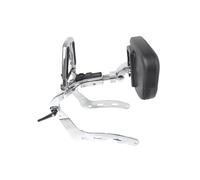 Rear Backrest Fit For Indian Chief Bobber Dark Horse Super Limited Sport Multi Purpose Adjustable Backrest Sissy Bar Passenger(Black Pad Chrome Bar)