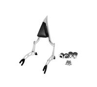 Rear Backrest Fit For Indian Chief Super Chief Sport Chief Bobber Motorcycle Backrest Sissy Bar With Luggage Rack Luggage Rack Pad(Chrome With Spools)
