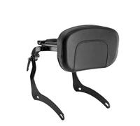 Rear Backrest Fit For Kawasaki Vulcan VN 900 Custom Classic Bobber VN900 Motorcycle Rear Backrest Adjustable Folding Sissy Bar Luggage Rack Set(Whole Black)