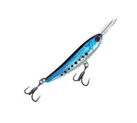 Rear Balanced Dog Lure With Metal Lip And Glow Finish For Consistent Depth Control And Lateral Movement In Both Still And Moving Water(5.5g Black)