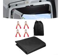Rear Barn Door Awning Cover, Rear Barn Door Canopy Cover Set, 210D Heavy Duty Oxford Fabric Waterproof Sun Shade Cover, For Nissan, For Mercedes