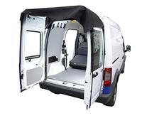 Rear Barn Door Awning Cover to fit Ford Transit Connect 2002-2013, Black | Creates Extra Rear Shelter, Heavy-Duty PU-Coated Woven Polyester, Diverts Rainwater Over Rear Doors, Tailored Fit, Black