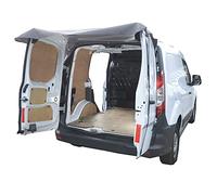 Rear Barn Door Awning Cover to fit Ford Transit Connect 2014 On, Grey | Creates Extra Rear Shelter, Heavy-Duty PU-Coated Woven Polyester, Diverts Rainwater Over Rear Doors, Tailored Fit, Grey