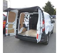 Rear Barn Door Awning Cover to fit Ford Transit Connect Active 2020 On | Creates Extra Rear Shelter, Heavy-Duty PU-Coated Woven Polyester, Diverts Rainwater Over Rear Doors, Tailored Fit, Black
