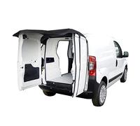 Rear Barn Door Awning Cover to fit Peugeot Bipper 2008 On - Tailored, Black | Creates Extra Rear Shelter, Heavy-Duty PU-Coated Woven Polyester, Diverts Rainwater Over Rear Doors, Tailored Fit, Black