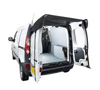 Rear Barn Door Awning Cover to fit Renault Kangoo - Tailored, Black | Creates Extra Rear Shelter, Heavy-Duty PU-Coated Woven Polyester, Diverts Rainwater Over Rear Doors, Tailored Fit, Black