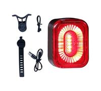 Rear Bike Light - Brake Sensing Safety Bike Light, 4-Mode Rechargeable Bright Waterproof, Super Bright Tail Lights for Safety Warning Visibility Road Mountain Cycling Daytime Outdoor Night Cycling