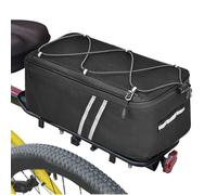 Rear Bike Pannier - Seat Post Transport Box | Waterproof Carry Bag 8 Litres Visibility Strip Lightweight Adjustment to the Frame Convenient Storage Space Storage