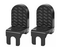 Rear Bike Pedals, Folding Foot Pegs, Footrest Replacement, Anti Slip Surfaces Heavy Duty Aluminum Alloy for Riders, Commuters, Cyclists, Touring Use, 4.57x1.7 X0.87 Inches