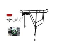 Rear Bike Rack for Huffy Deluxe Beach Cruiser 26 Quick Release Cargo Luggage Bearings Structure Easy Install Bicycle Racks with Reflective