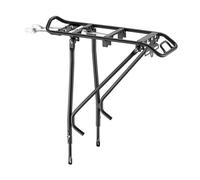 Rear bike rack with Ibera Touring aluminum black adjustable 26" to 29" for V-bra