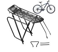 Rear Bikes Rack,Mountain Road Bicycles Rear Racks - Aluminum Alloy Luggage Storage Stand Accessory Back Support for Beach Road Garage Biking Adult