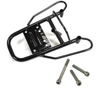 Rear Black Luggage Rack Lexmoto Echo 50 E4 LJ50QT-5L/Echo+ 50 Euro 5 LJ50QT-6L-E5/Echo 50 Euro 5 LJ50QT-9L-E5/Echo 50 LJ50QT-3L/Echo+ 50 LJ50QT-6L/FM 50 WY50QT-111 with Fitting Kit