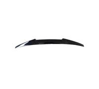 Rear Body Spoiler For BMW 3 Series E46 M3 1999-2005 M4 Style Glossy Black Carbon Rear Trunk Lid Spoiler Wings Car Exterior Tuning Accessories Part(2D Glossy Black)