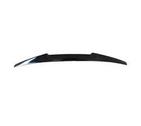 Rear Body Spoiler For BMW 3 Series E46 M3 2 Door 1999-2005 M4 Style Black Carbon Fibe Rear Trunk Lid Car Spoiler Wings Tuning Accessories Part(Glossy Black)