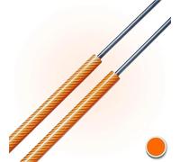 Rear Boot Lid Gas Spring Strut Trunk Struts For Nissan For X-Trail T30 SUV 2001-2006 Customized Force 500N Rear Tailgate Boot Lift Support Gas Springs Shock(Orange)