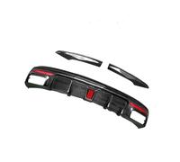 Rear Boot Spoiler For Benz For CLA W117 CLA200 CLA250 CLA260 CLA45 For AMG 2013-2018 Real Carbon Fiber Rear Bumper Diffuser With Led Light Side Splitters Tail Wing(FRP unpainted)