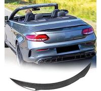 Rear Boot Spoiler for Mercedes Benz Classe C W205 A205 C43 C63 AMG Convertible 2 portes 2015-2020, Car Spoiler Wing Rear Spoiler ABS Lightweight Car Tail Wing Rear Roof