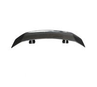 Rear Boot Spoiler Universal Three Box Sedan Car Tail Wing Airplane Wing Modification For Sport No Drilling Large Fixed Wing Carbon Fiber Pattern Car Rear Spoiler Wing(Black-red)