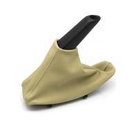 Rear Brake Actuator For BMW 3 Series E90 E91 E92 E93 2005 2006-2011 Handbrake Grip & Leather Gear Dust Cover 34427900777 34427155622 Parking Auto Parts(RHD-Beige)