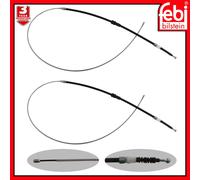 Rear Brake Cable x2 For Volkswagen Caddy 4motion 2K OE 2K0609721P Febi 36957