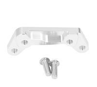 Rear Brake Caliper Adapter for GTS GTV300, Motorcycle Brake Caliper Mount, CNC Aluminum Bracket with Screws, Professional Replacement Part for Autocycle Accessories (A (Silver))