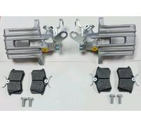 Rear Brake Calipers & Brake Pads Fits Audi A3 8P1 8PA 8P7 Altea 5P1 Golf MK 5 6
